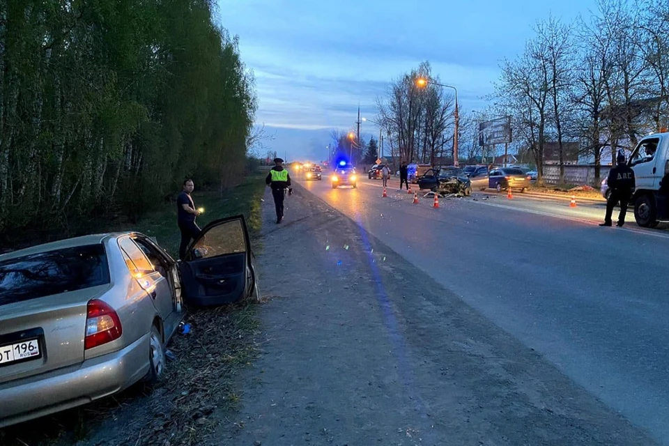 Четверых пострадавших доставили в больницу Фото: УГИБДД по Свердловской области