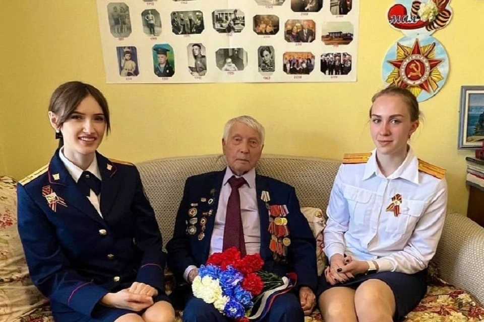 Ветеран Великой Отечественной войны Василий Литвинов в марте отметил 100-летний юбилей