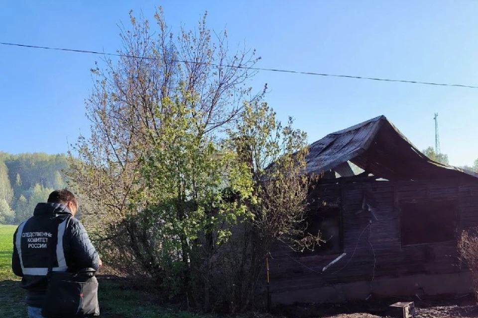 Пожар произошел в деревне Сосновица Немского района. Фото: СУ СКР по Кировской области