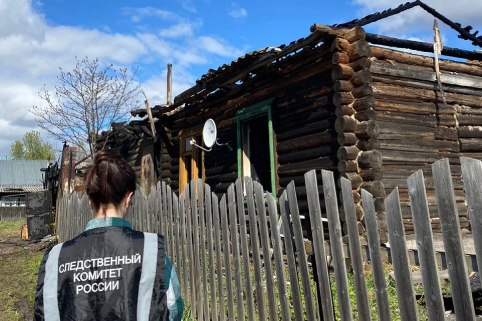 Огонь вспыхнул в одном из жилых домов. Фото: СУ СКР по Кировской области