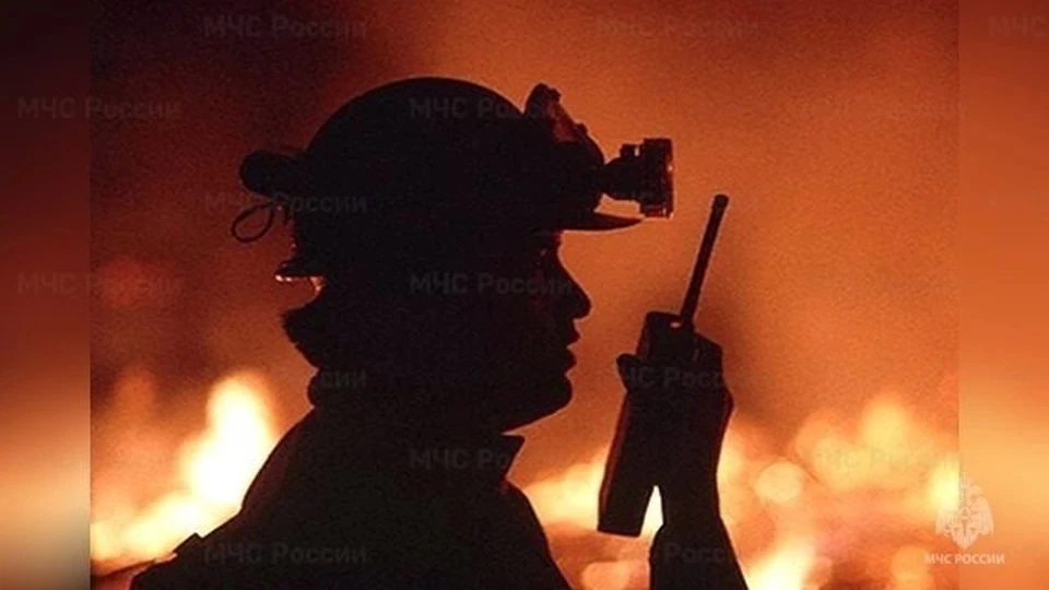 Ночной пожар уничтожил трансформаторную подстанцию в Смирных. Фото: региональное управление МЧС