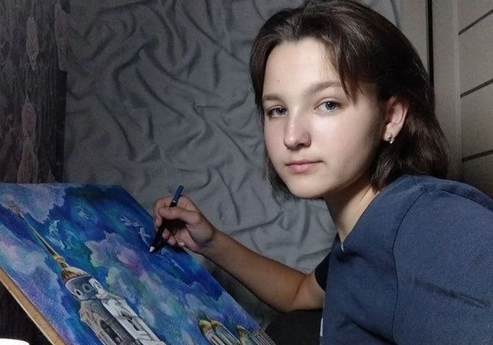 Виктория Козлова во время освобождения ее деревни от украинских оккупантов вела свой дневник в рисунках. Фото: Из личного архива