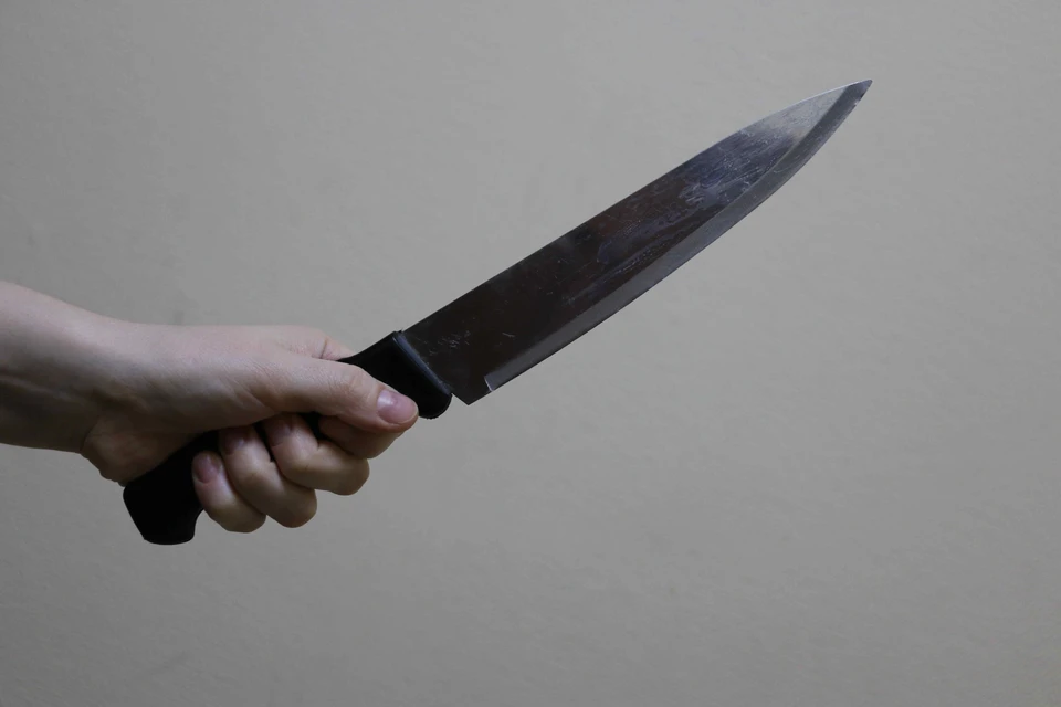 В Алексине 39-летняя женщина напала с ножом на сотрудника полиции