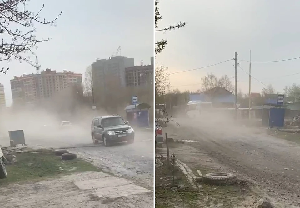 Страдающие от постоянной пыли жители Томской области бьют тревогу. Фото: ОНФ