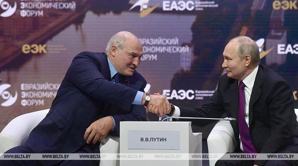 Александр Лукашенко принял участие участие в заседании Высшего Евразийского экономического совета, которое состоялось 25 мая 2023 года. Фото: БелТА.