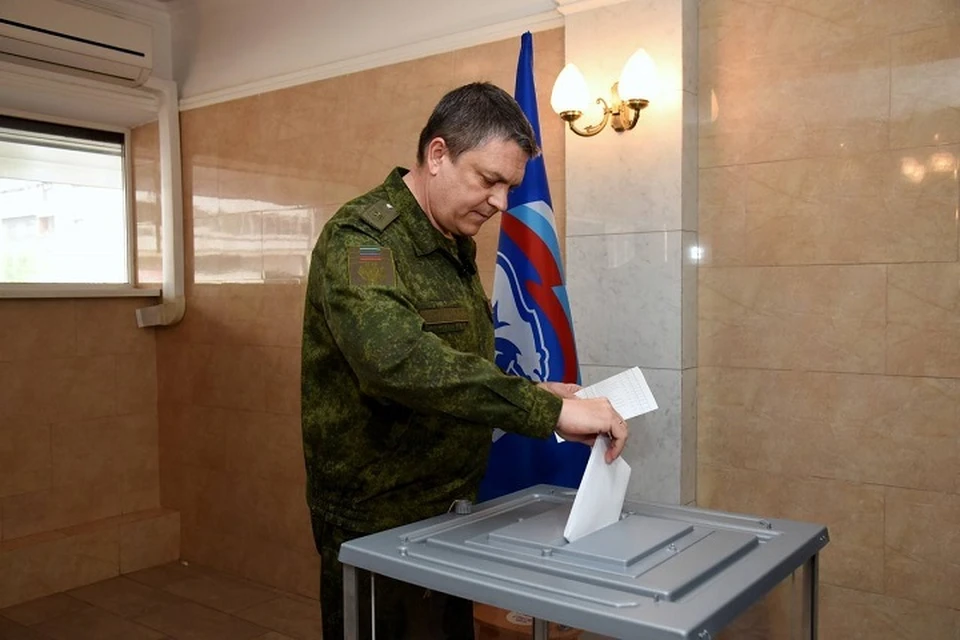 Леонид Пасечник принял участие в предварительном голосовании. Фото - Telegram-канал Леонида Пасечника