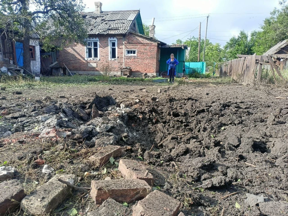 Украинские боевики ведут огонь по жилому сектору. Фото: Телеграм Алексея Кулемзина
