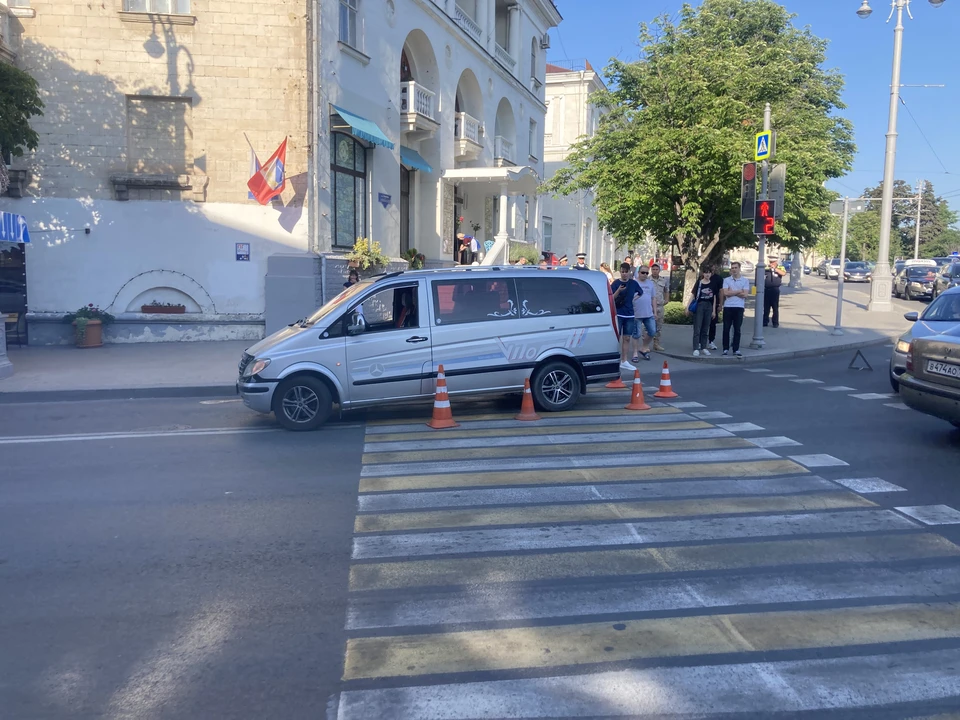 Подростка сбили на пешеходном переходе. Фото: пресс-служба УМВД России по г. Севастополю сообщили: