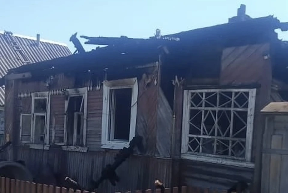 У многодетной семьи сгорел дом. Фото: VK/#Вышний Волочек