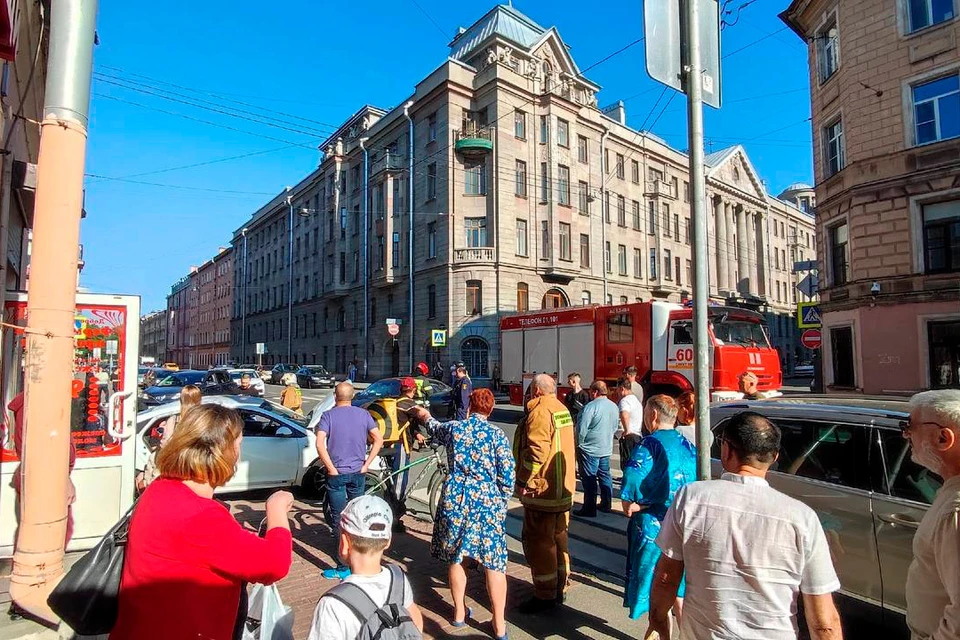 Женщина пострадала в ДТП на Красноармейской улице в Петербурге. Фото: vk.com/spb_today