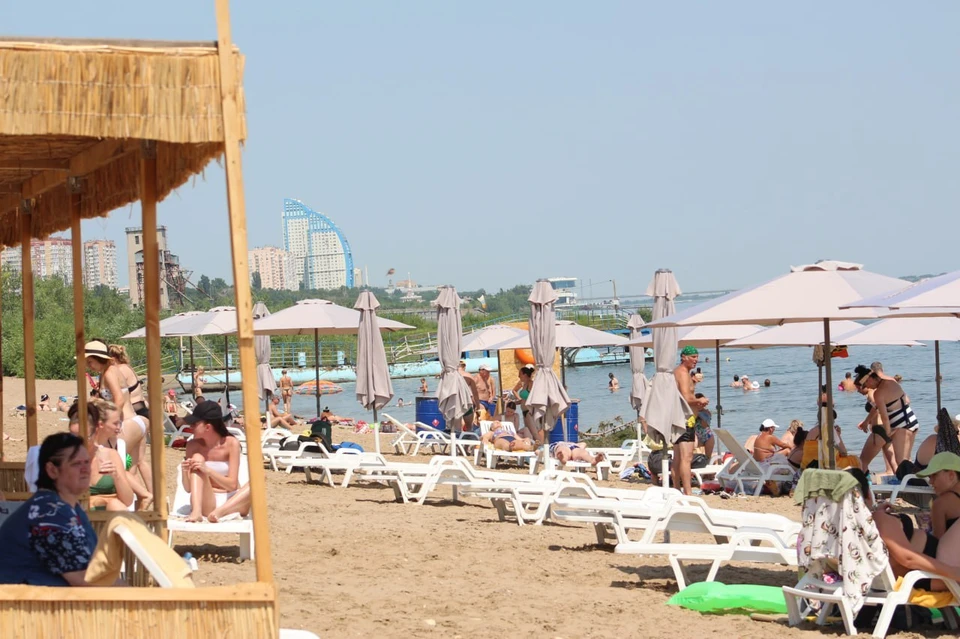 Пляж на Тулака.