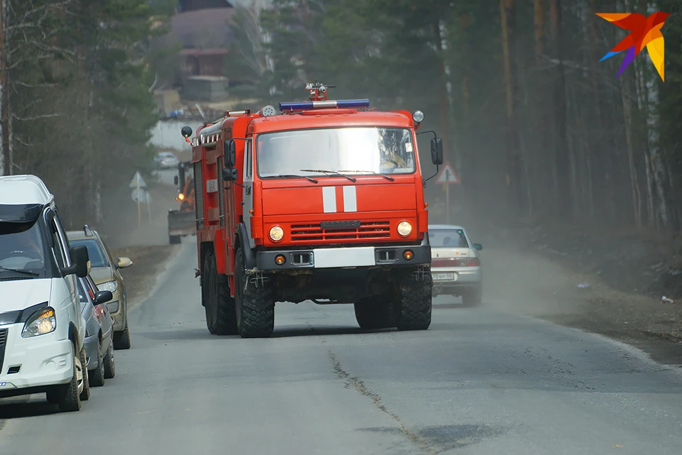 В ночь на 22 июня под Мурманском тушили серьезный пожар.