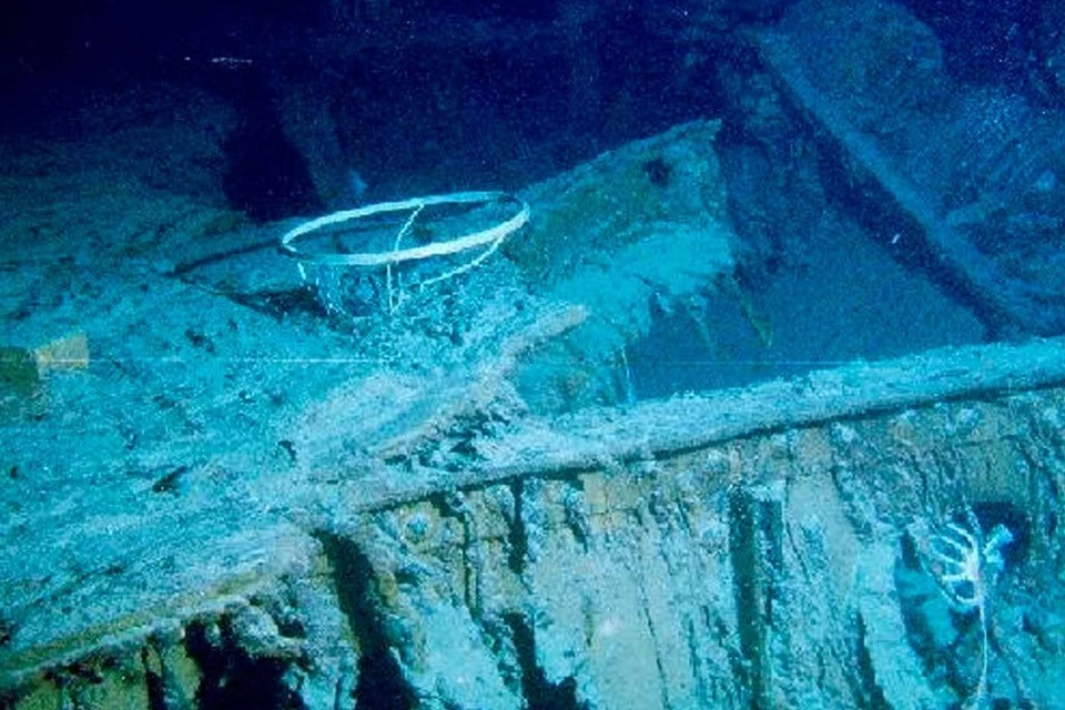 Обломки батискафа «Титан» нашли в 500 метрах от «Титаника», фото: Береговая охрана США