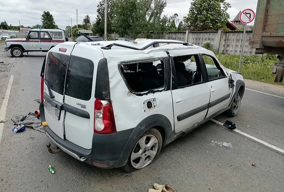 Водитель устроил смертельное ДТП и сбежал с места аварии в Ленобласти. Фото: Росгвардия Спб