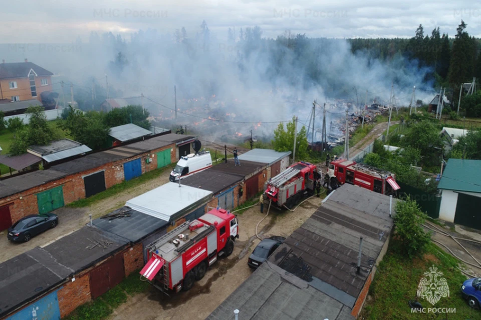 Уголовное дело о поджоге возбудили после пожара в Солнечногорском округе