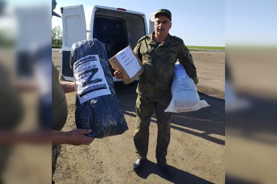 Гуманитарный груз собирали неравнодушные жители Сорочинского округа. Фото: ТГ-канал Игоря Сухарева