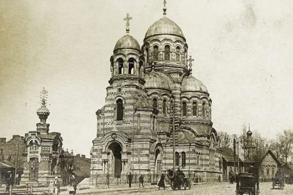 Так выглядел храм во имя Казанской иконы Божией Матери до 1936 года. Фото: архив "Минск-Новости"