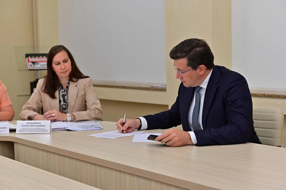 Глеб Никитин подал документы для участия в выборах.