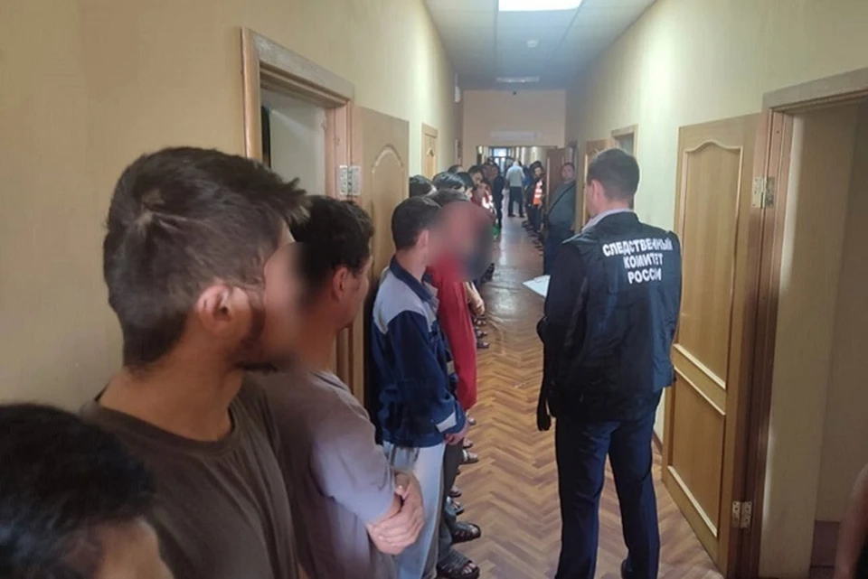 В хостелах, где живут мигранты, прошли обыски. Фото: ГСУ СК РФ по СПб