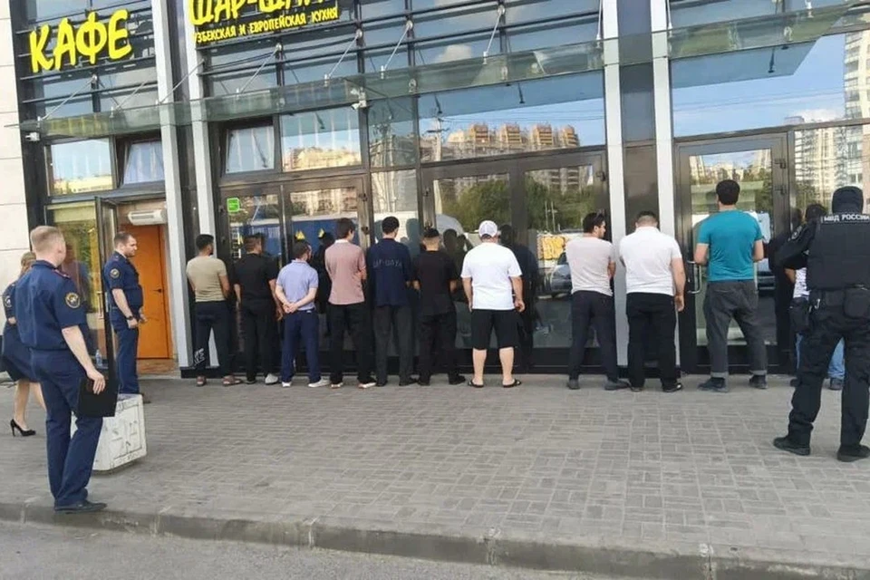 Незаконных мигрантов выявили во Всеволожском районе Петербурга. Фото: ГУ МВД России по Петербургу и Ленобласти