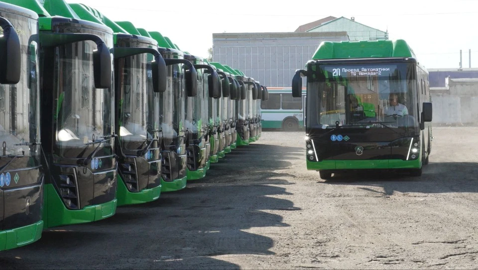 В новых ЛиАЗаз установлены по 9 камер в каждом автобусе