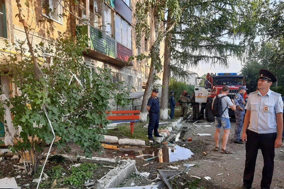 Видео с места взрыва газа в жилом доме под Красноярском появилось в Сети. Фото: ГУ МВД по Красноярскому краю