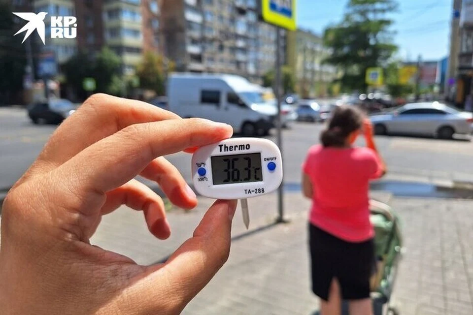 Днем в Ростове жара достигла 36 градусов.