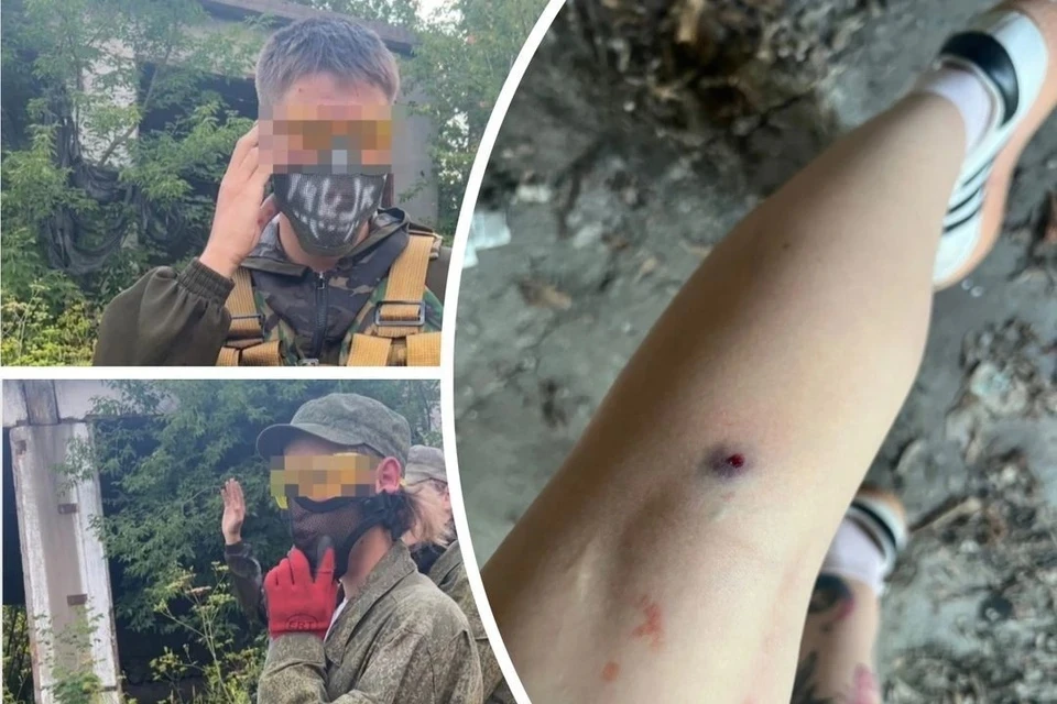 В Новосибирске полиция начала проверку после того, как несколько подростков обстреляли девушек из страйкбольных автоматов. Фото: предоставлено Настей/скриншот из видео