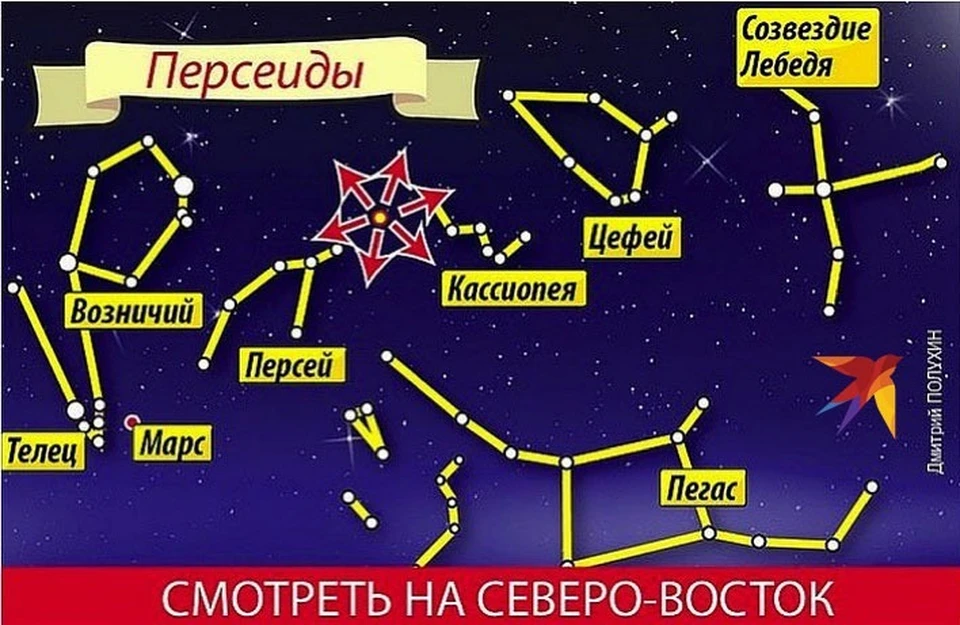 В Беларуси можно будет увидеть большой звездопад две ночи подряд в августе.