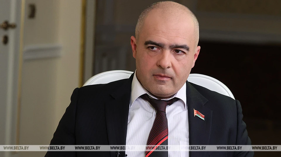 Депутат Олег Гайдукевич назвал свое высшее политическое достижение к данному времени. Фото: БелТА