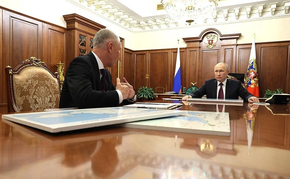 Встреча Сальдо и Путина 24 августа прошла в Кремле Фото: kremlin.ru