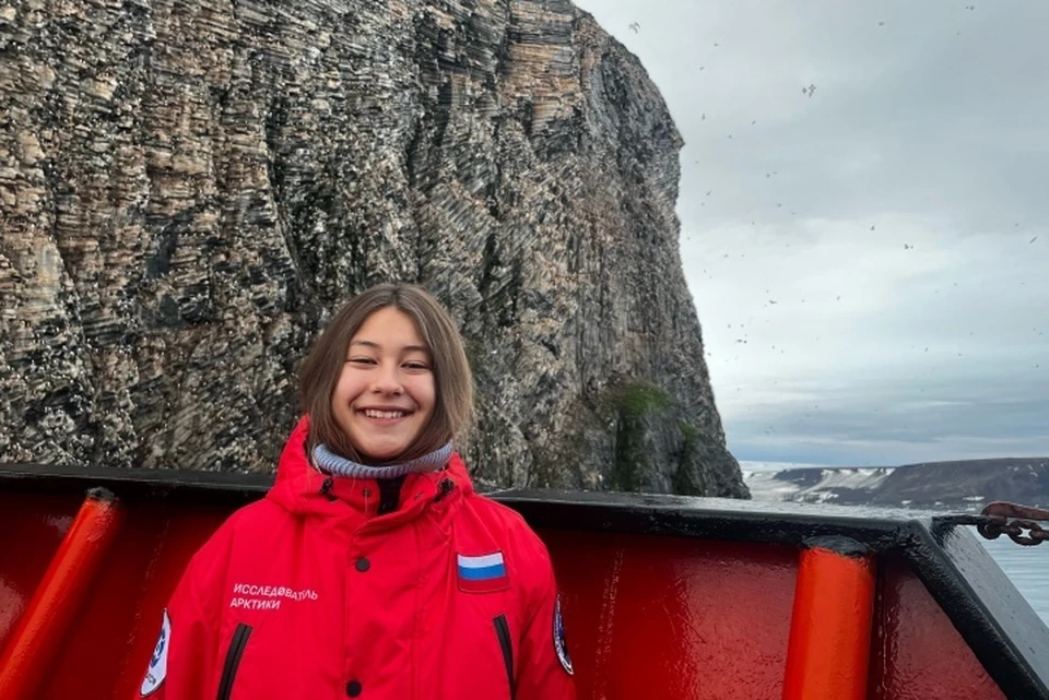 Лера Маллаева была в экспедиции в Арктике на протяжении десяти дней. Фото предоставлено Лерой Маллаевой
