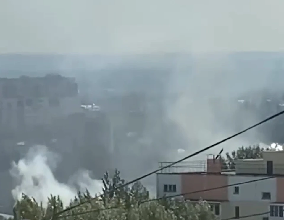 Пожарные потушили возгорание в течение нескольких минут