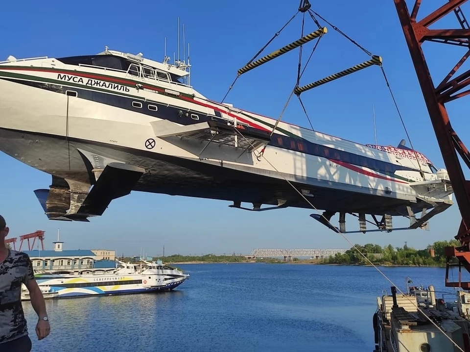 Судно на подводных крыльях «Метеор». Фото: vk.com/a.gorbachevv