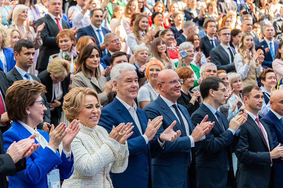 Сергей Собянин на открытии V Форума социальных инноваций регионов. Фото: Владимир Новиков, пресс-служба мэра и правительства Москвы