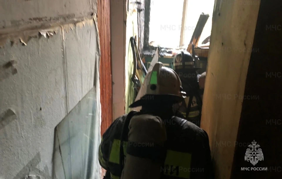 Во время пожара в многоквартирном доме в Алексине эвакуировали 6 человек