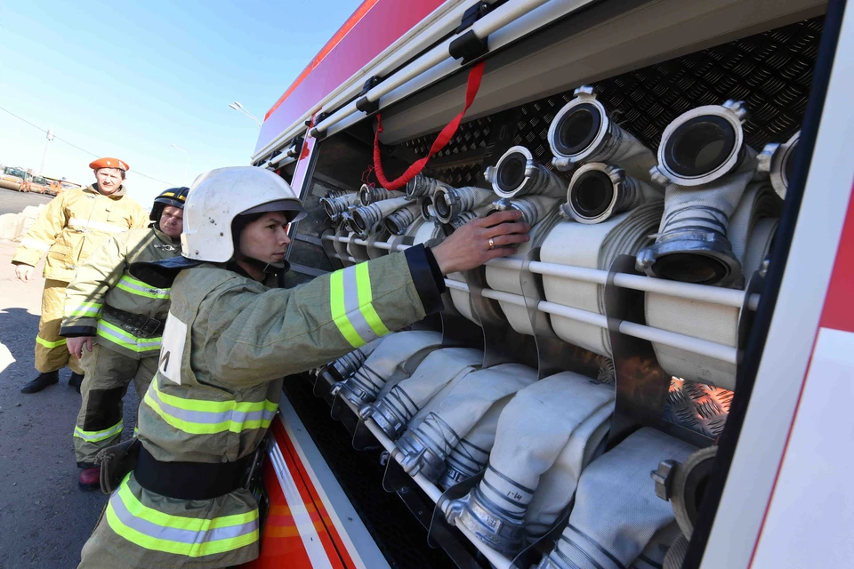 Кузбасские пожарные прибыли на место ЧП в считанные минуты