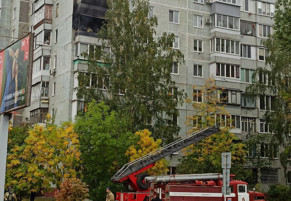 В Ульяновске в квартире на Димитрова при хлопке газа один человек получил ожоги | ФОТО: телеграм-канал Симбирский шугожор