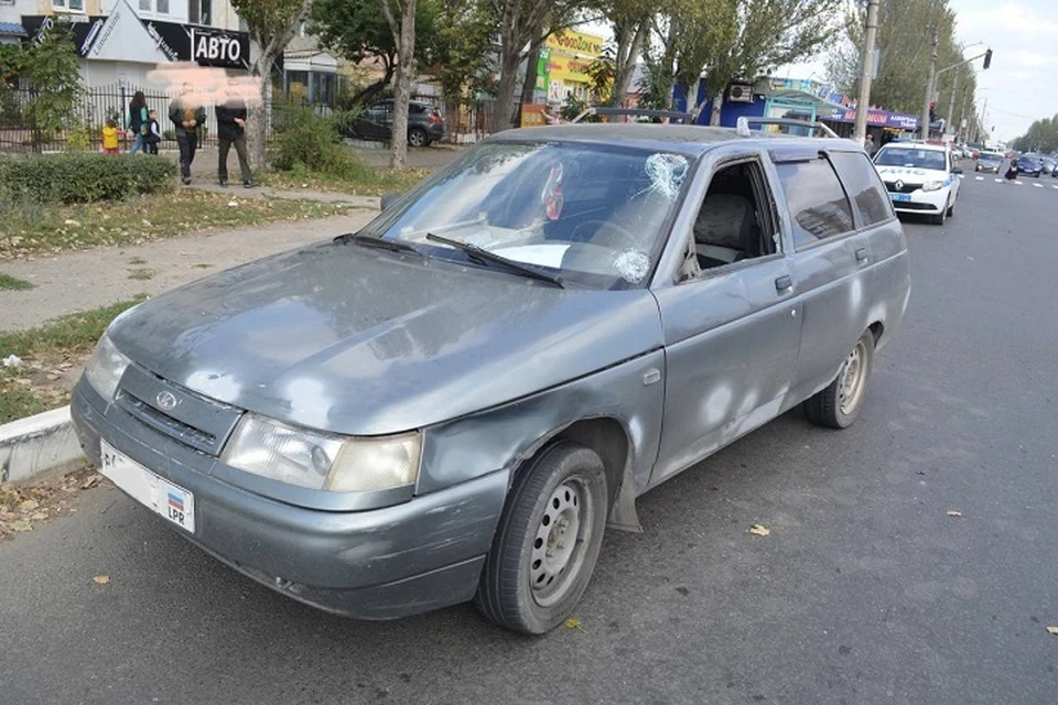 В Луганске сбили пешехода. Фото - УГИБДД МВД по ЛНР