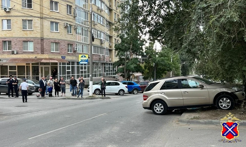 Авария в центре Волгограда.