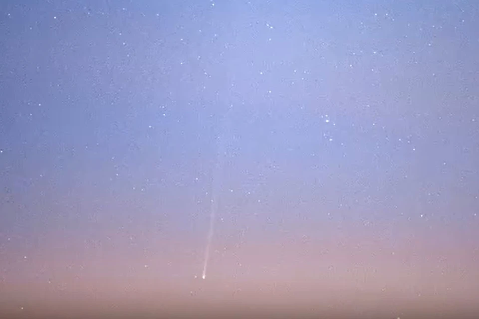 Чтобы снять комету, пришлось преодолеть немало трудностей. Фото: скриншот из видео Алексея Полякова