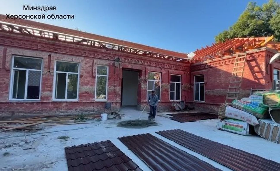 Медицину Херсонской области активно восстанавливают ФОТО: Минздрав Херсонской области