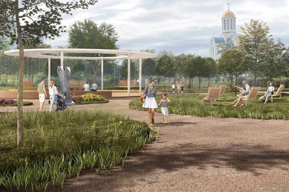 Малоохтинский парк в Петербурге преобразится к 2026 году. Фото: t.me/krgv_live