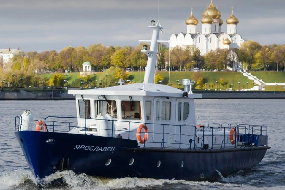 В Ярославле спустили на воду рейдовый разъездной катер