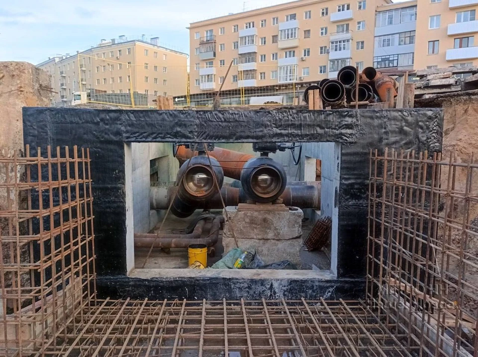 Переустройство тепловых сетей и канализации завершается на площади Свободы. Фото: телеграм-канал «Метро НН».