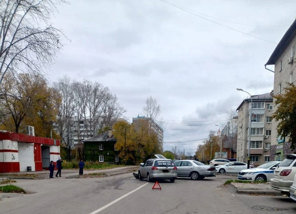 Годовалый ребенок пострадал в аварии в Хабаровске Фото: ГИБДД Хабаровска