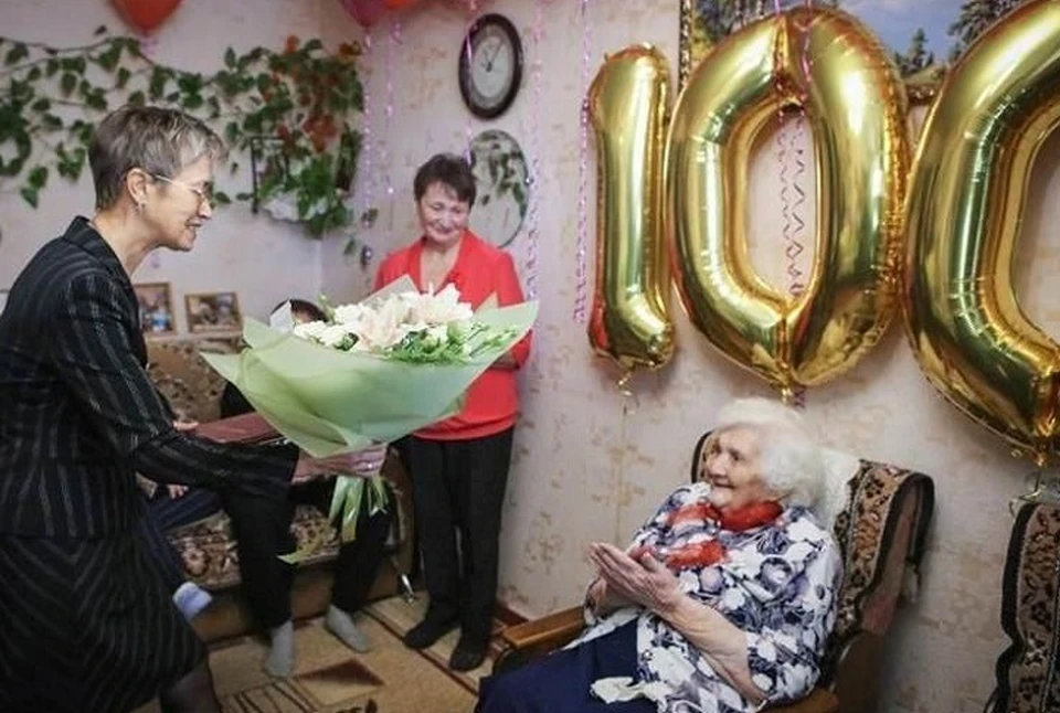 Жительница Рыбинска Анна Золина отметила столетний юбилей.