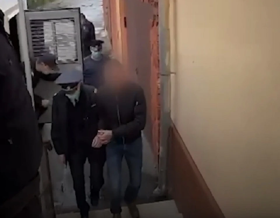 Мужчину арестовали пока на 2 месяца. Фото: кадр видео суда