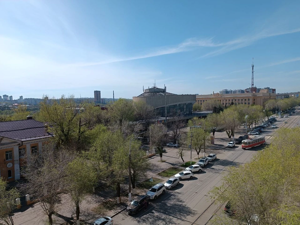 В Волгограде тепло.
