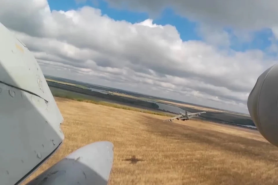 Боевое задание выполнено на предельно малой высоте. Фото: стоп-кадр видео МО РФ